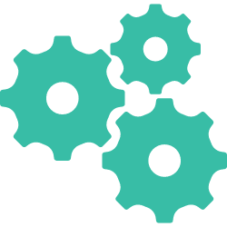 icon of three gears